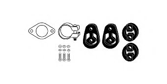 HJS 82 15 6489 Mounting Kit, exhaust system